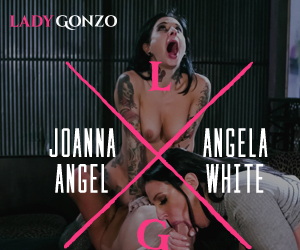 Advertisement for LadyGonzo.com, a site with cinematic hardcore content