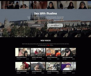 Advertisement for SexWithMuslims.com, official site with exclusive roleplay content